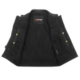 Onyx - Premium Leather Diamond Vest