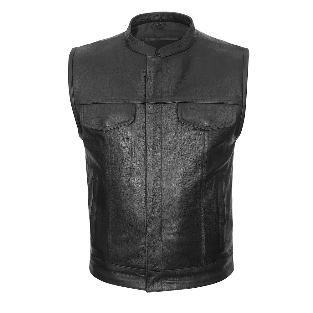 Anarchy Style Leather Club Vest