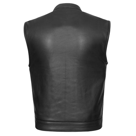 Titan Vest by Street Addiction™ - Premium Plush Leather 1.2mm Club Vest