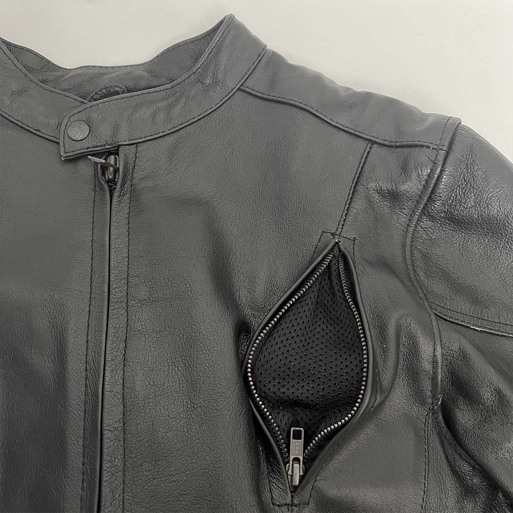 Mens Leather Jacket - Size 40