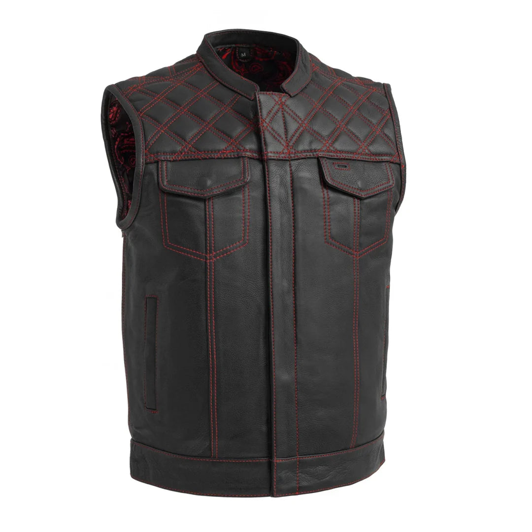 Downside Leather Motorcycle Vest