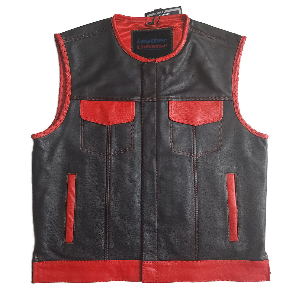 Economy Leather Custom Vest