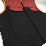 Red and Black Custom Vest size Large