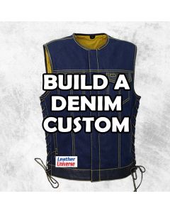 Build a denim custom motorcycle vest